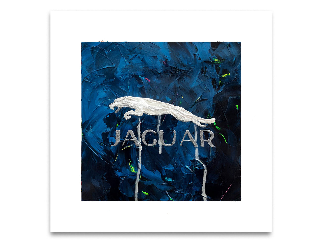 ジャガー抽象化1 - プリント