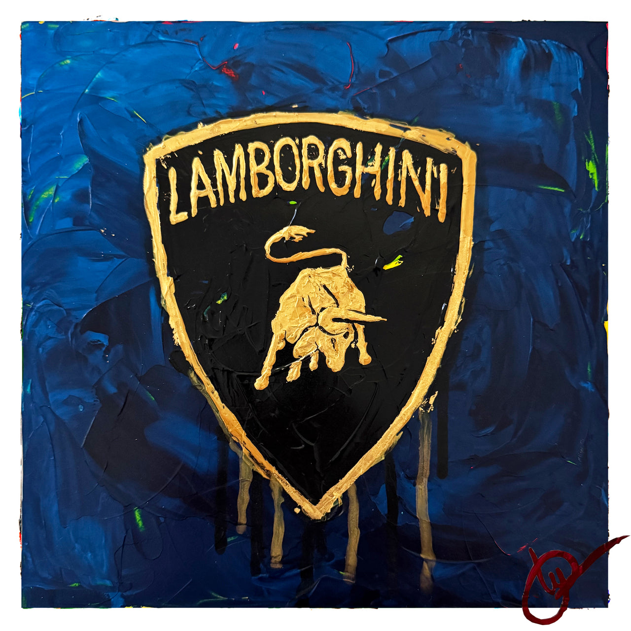 Lamborghini Abstracted 21 - Metallic Blue