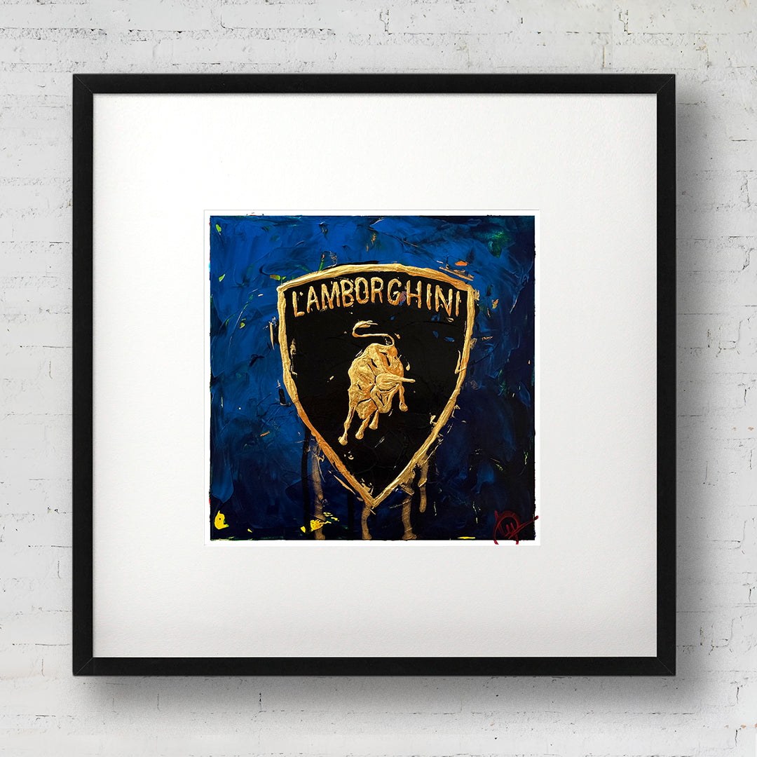 Lamborghini Emblem 19 - Blue