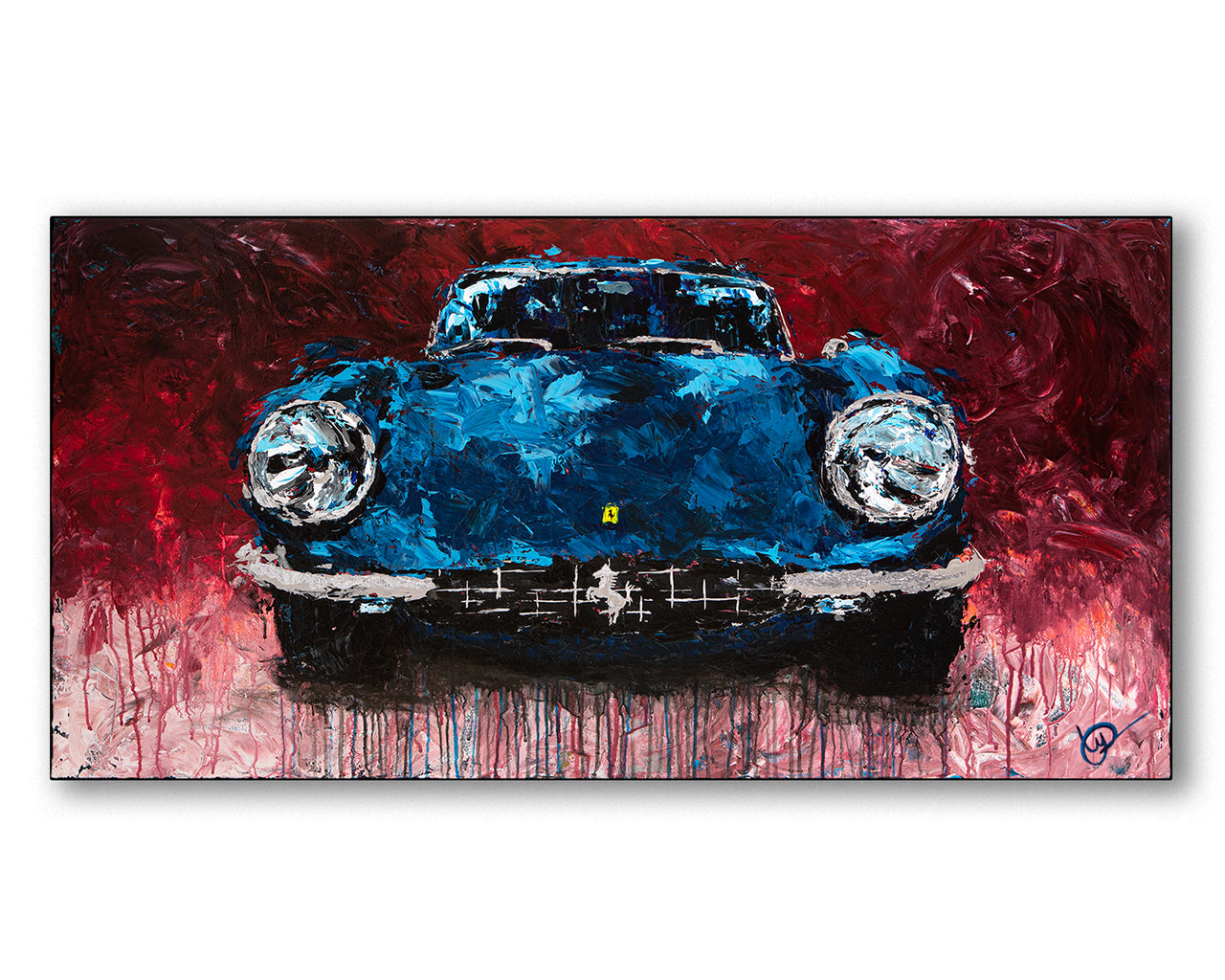 Luna - 1969 Ferrari 365 GTC - Giclée