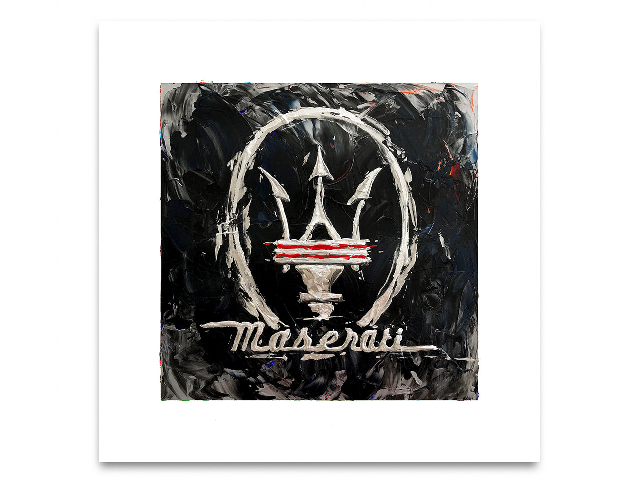 Maserati Emblem 1 - Print