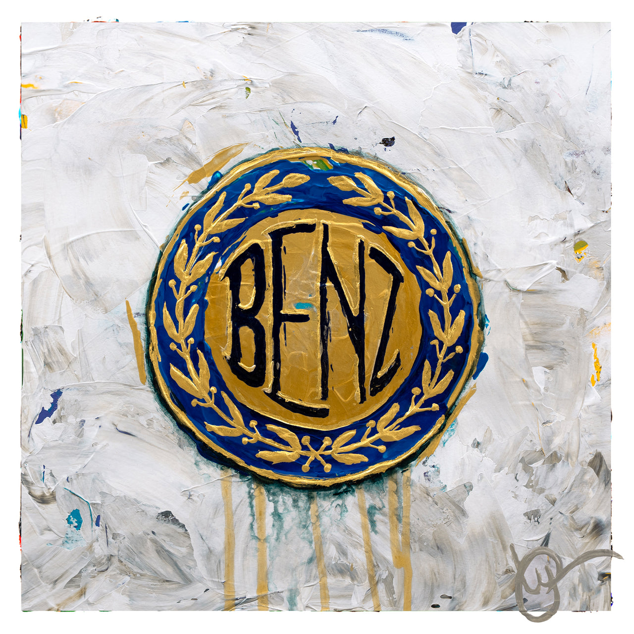 Benz Abstracted 15 - White