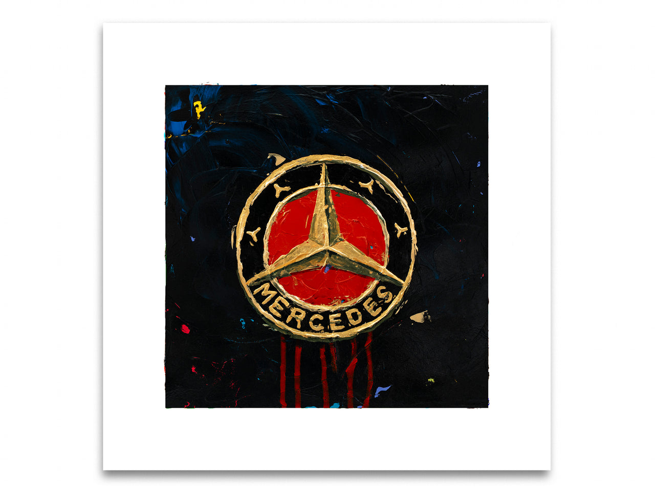 Mercedes Abstracted 16 - Print