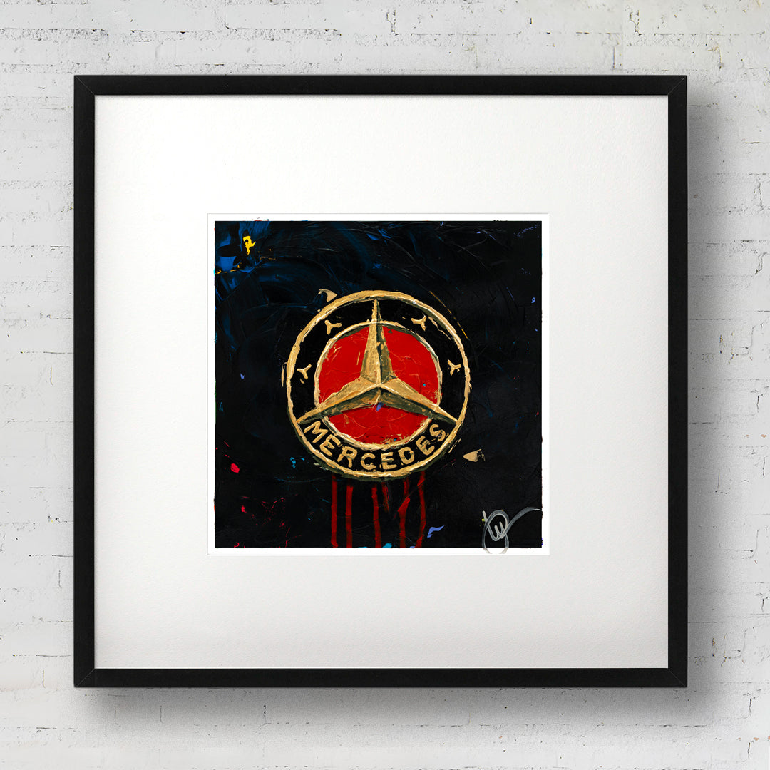 Mercedes Abstracted 16 - Black