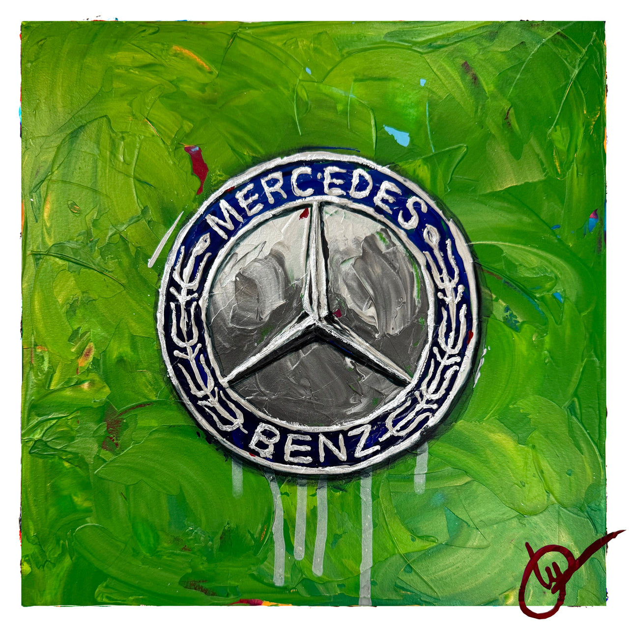Mercedes Abstracted 12 - Green