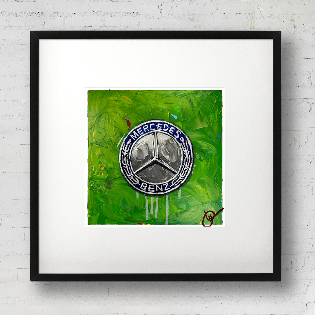 Mercedes Abstracted 12 - Green