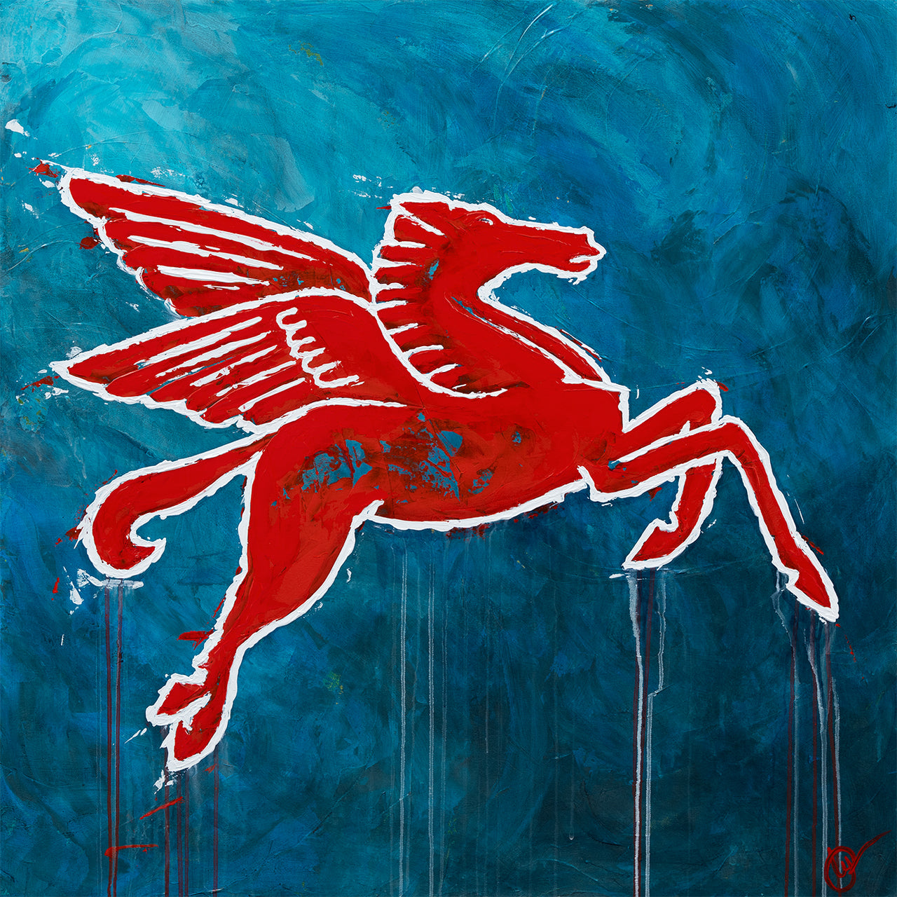 Flying Pegasus - Giclée