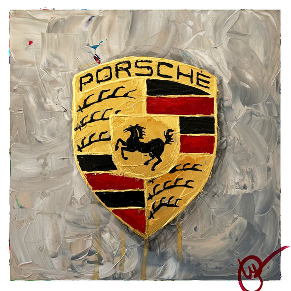 Porsche Emblem 55 - Chalk