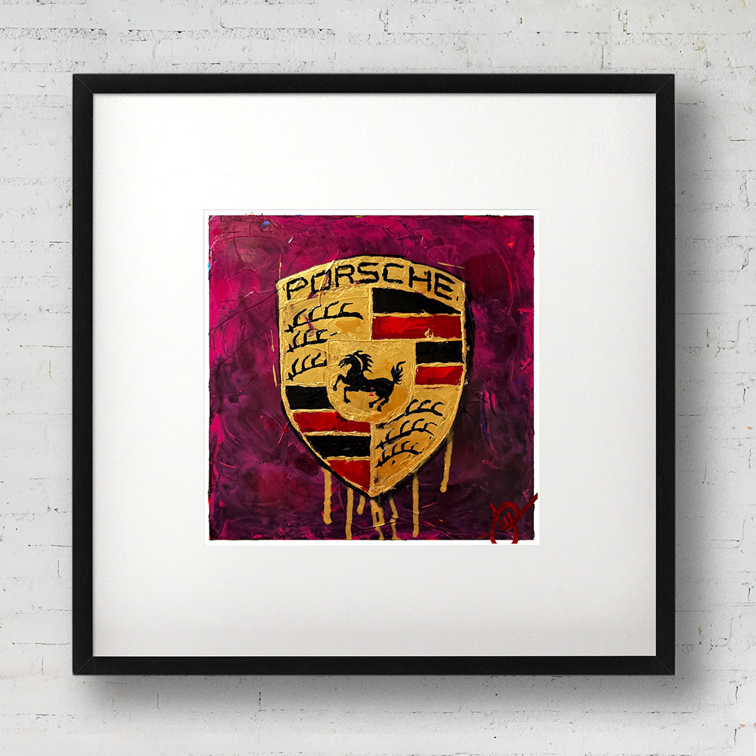 Porsche Abstracted 69 - Ruby Star