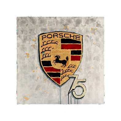 Porsche Emblem 75 - Print