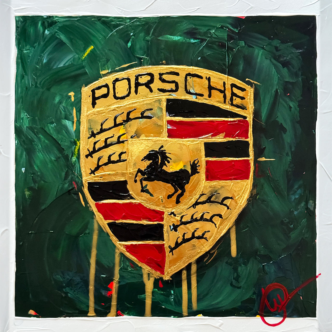 Porsche Emblem 61 - Green