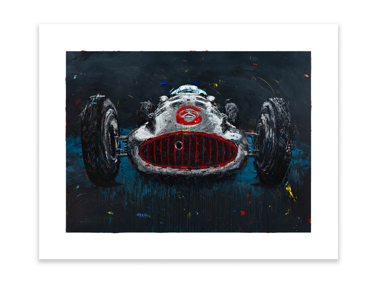 Sylke - 1939 Mercedes-Benz W154 Grand Prix - Print