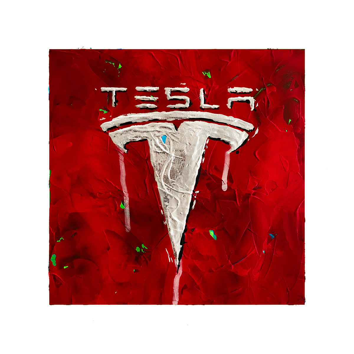 Tesla Abstracted 1 - Print