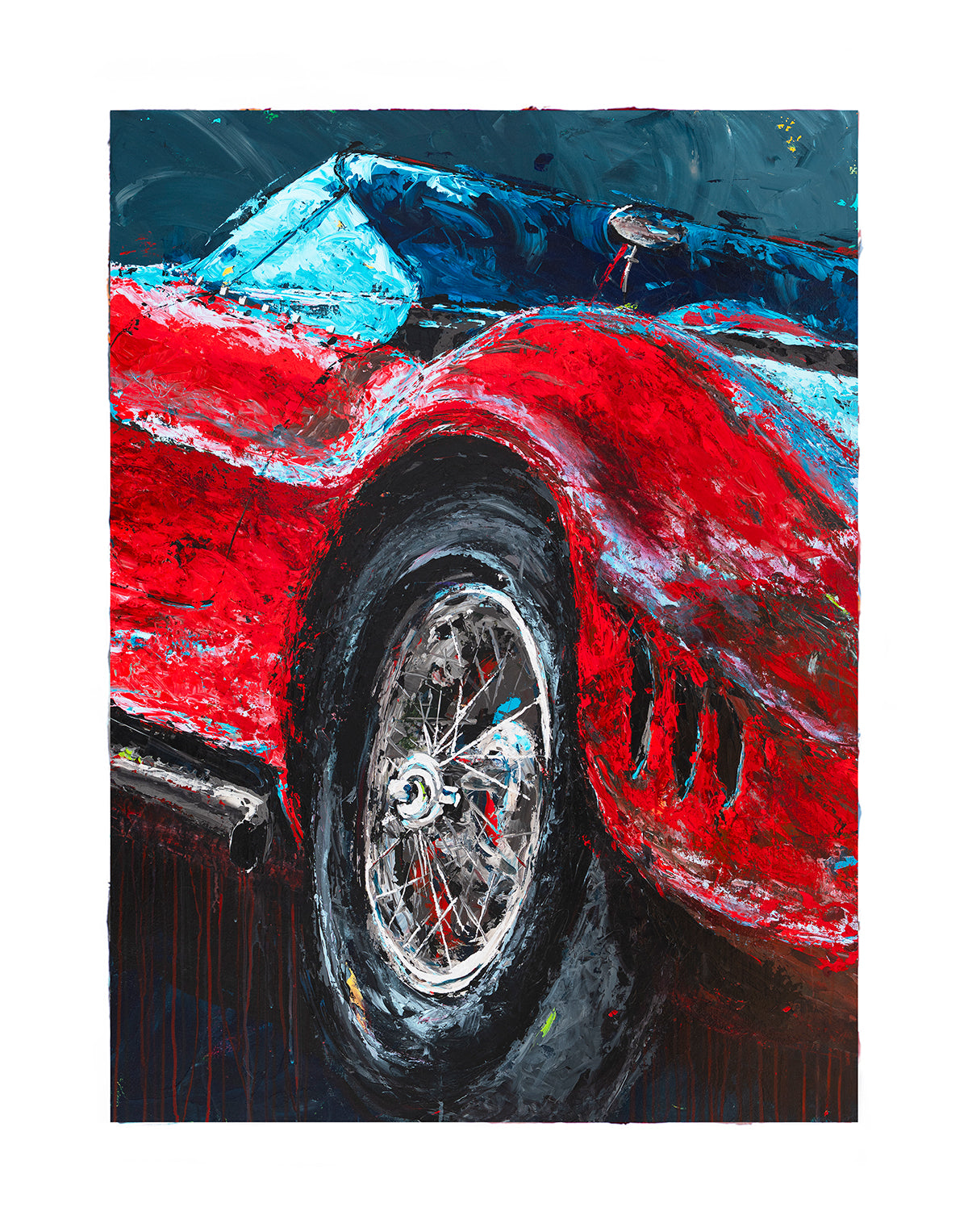 Vittoria - 1957 Maserati 450S Prototype - Print