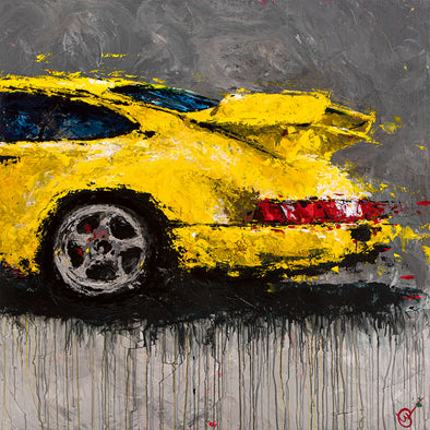 Abstracted Air 2 - 1994 911 964 Carrera RS 3.8 - Giclée