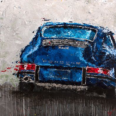 Abstracted Air 3 - 1967 911S - Giclée