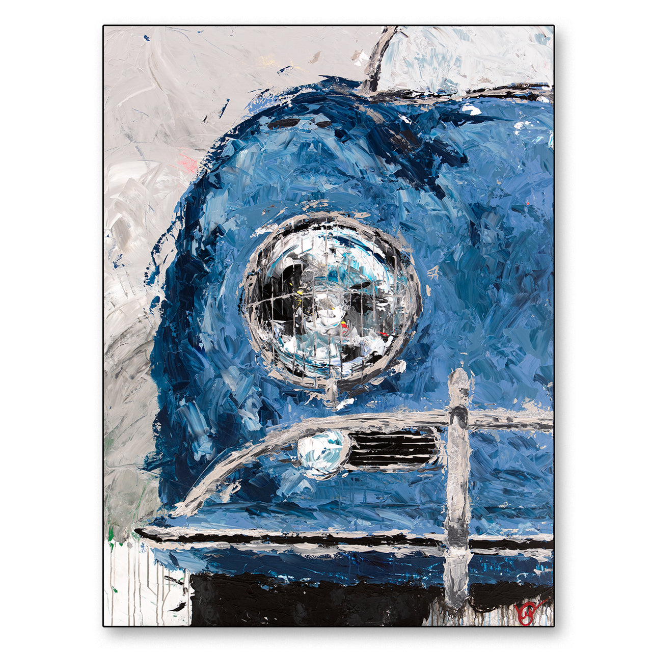 Abstracted Air 4 - 1957 Carrera GT Speedster - Giclée