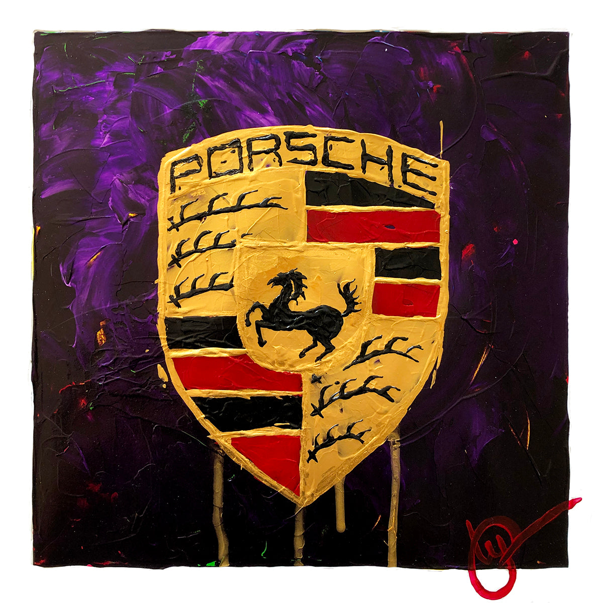 Porsche Abstracted 31 - Purple