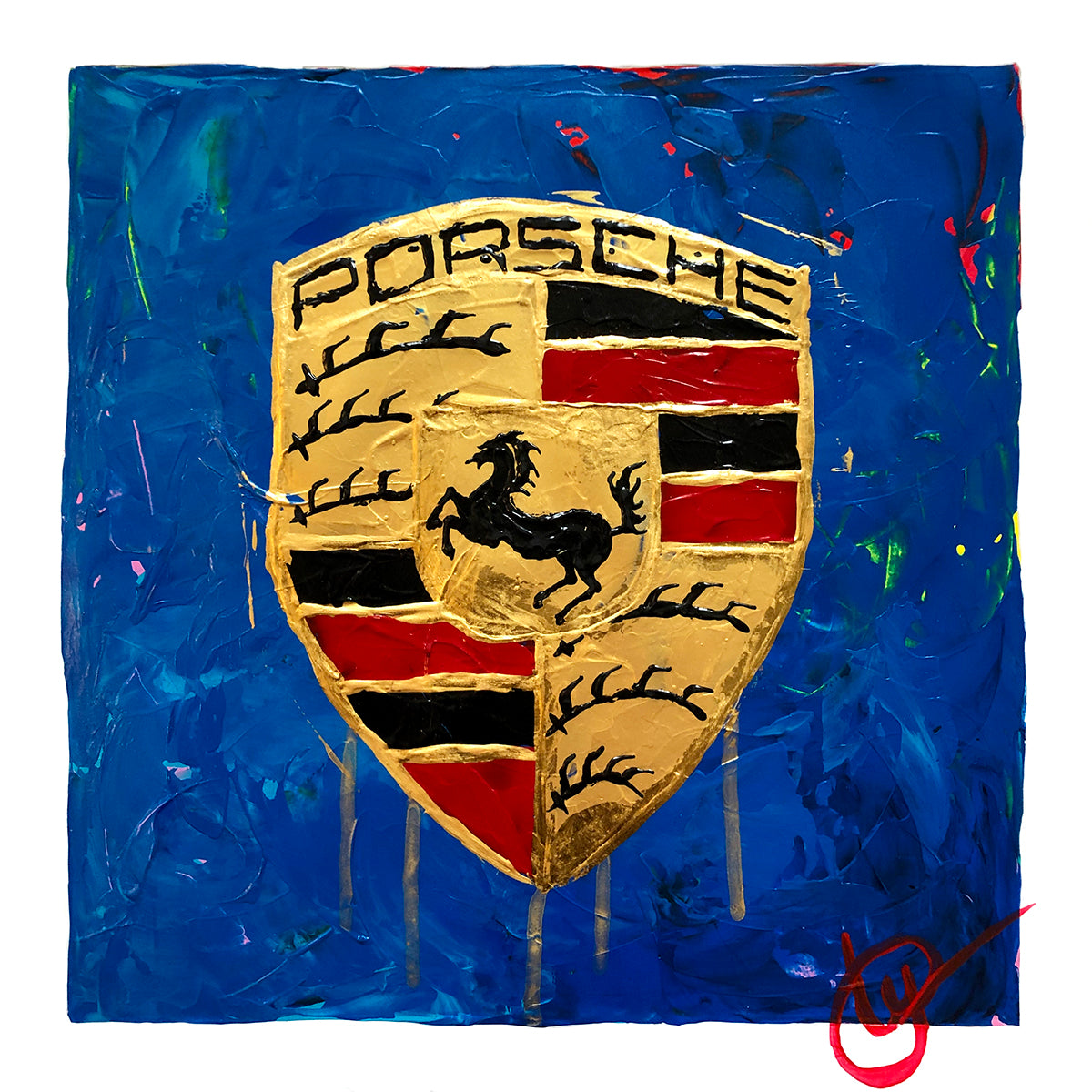 Porsche Abstracted 34 - Shark Blue