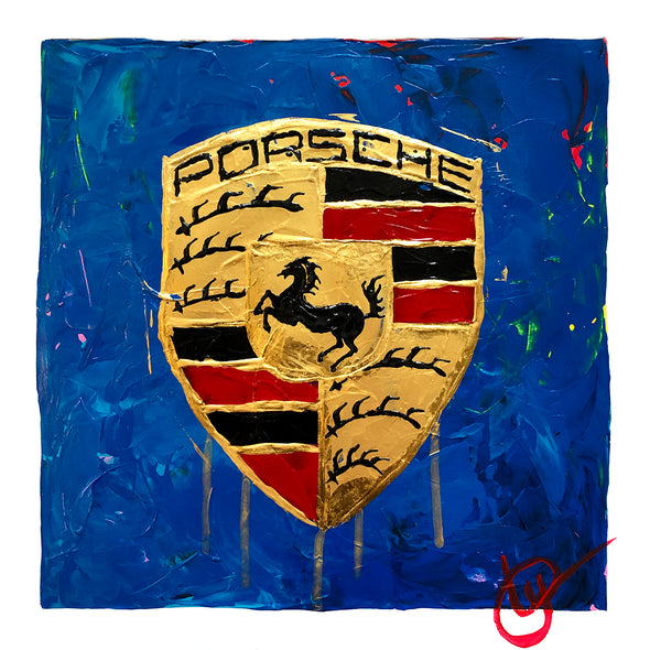 Porsche Emblem 34 - Shark Blue
