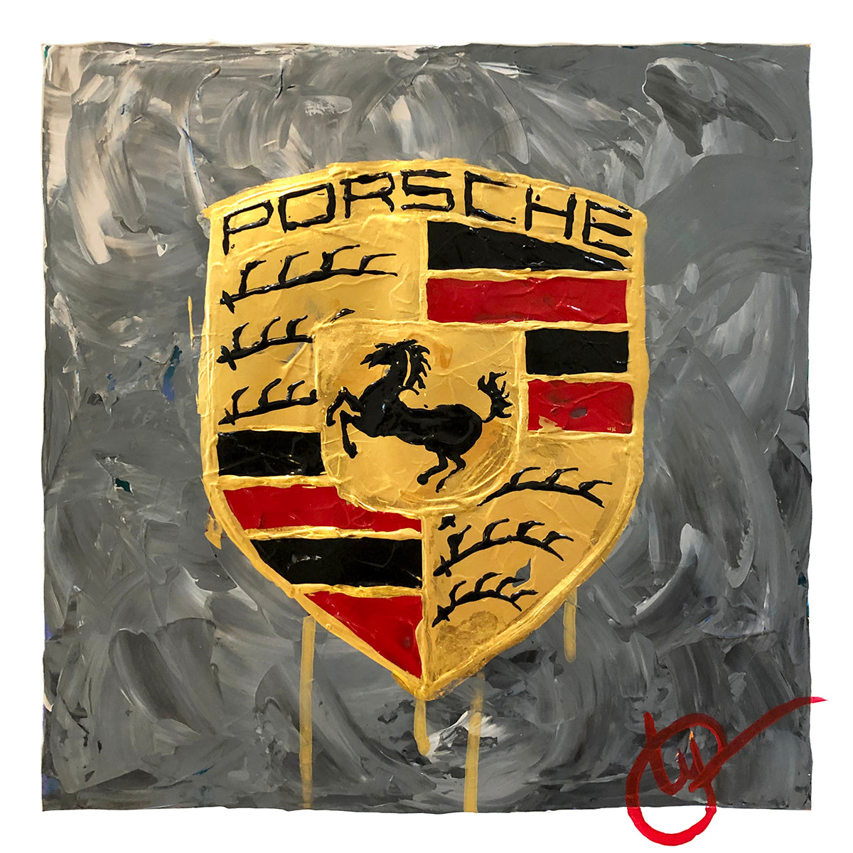 Porsche Abstracted 33 - Light Grey