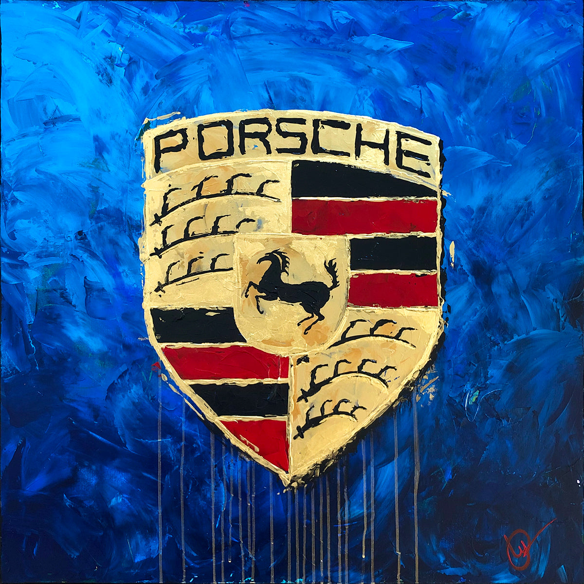 Porsche Abstracted 40 - Blue "SPECIAL EDITION"