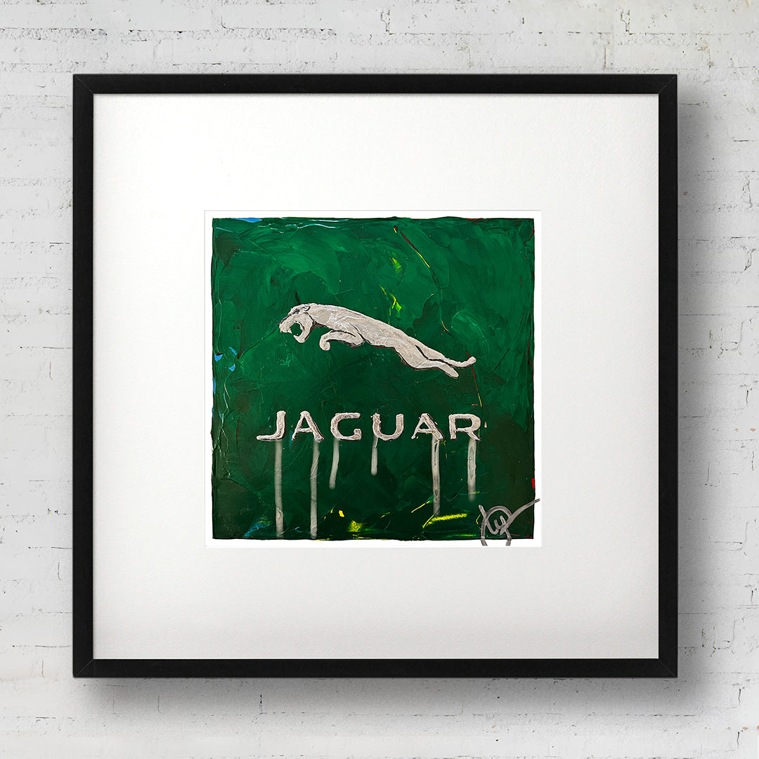 Jaguar Emblem 3 - Pearl Green