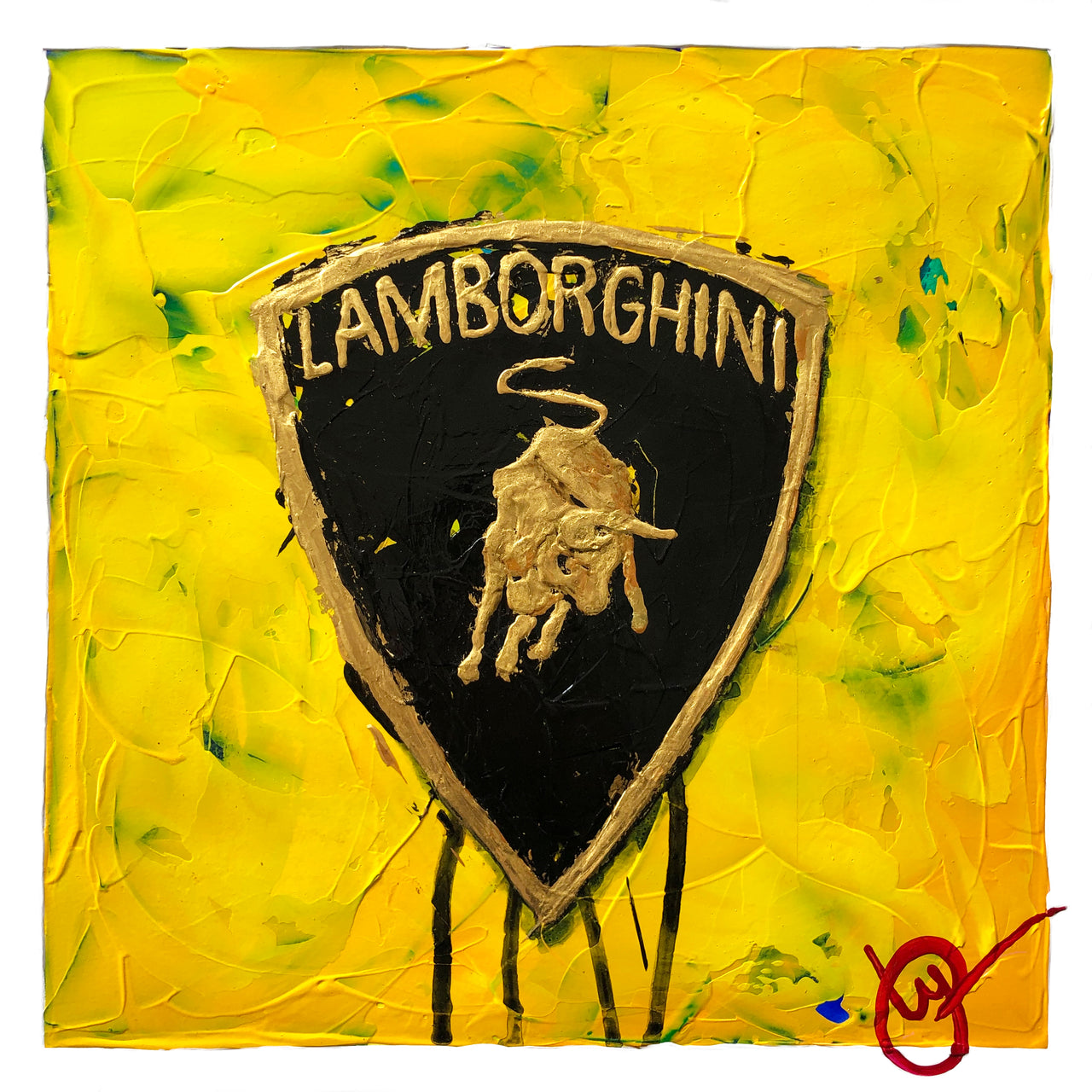 Lamborghini Abstracted 12 - Yellow