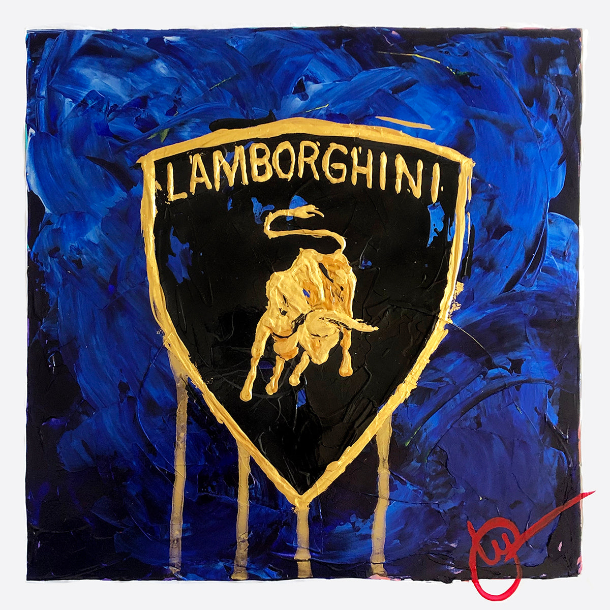 Lamborghini Abstracted 13 - Blue