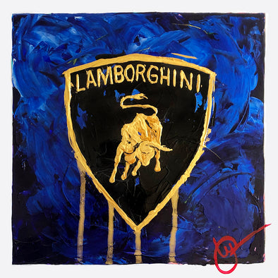 Lamborghini Emblem 13 - Blue