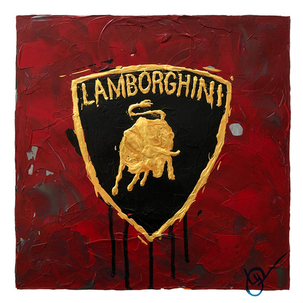 Lamborghini Emblem 9 - Red