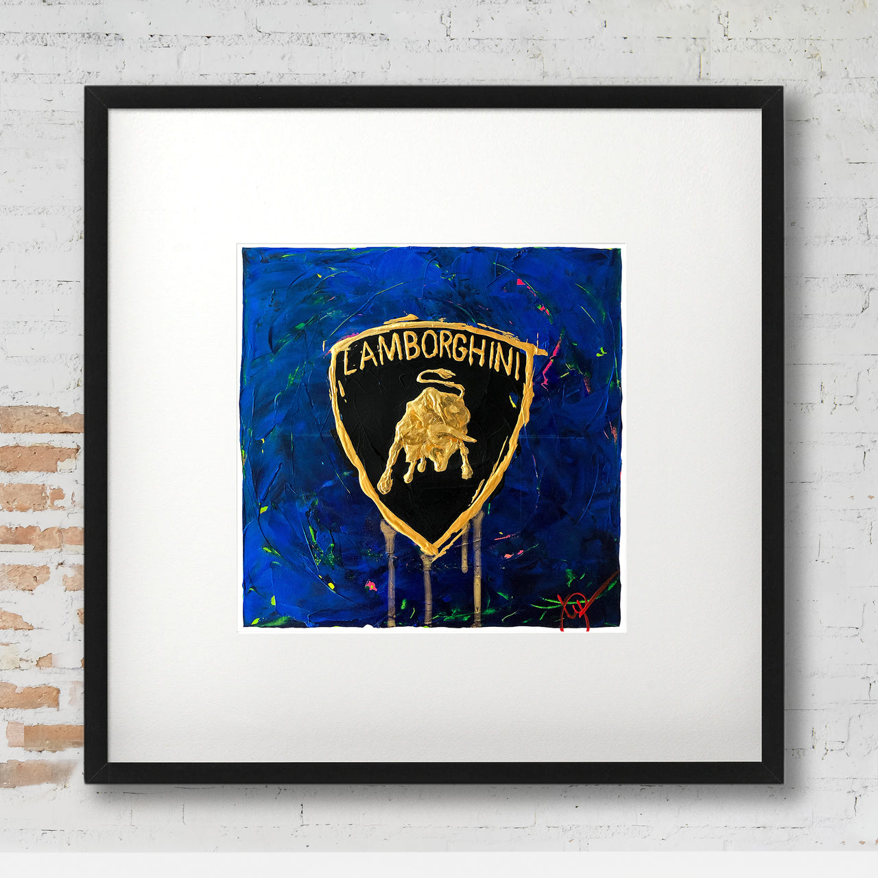 Lamborghini Abstracted 8 - Blue