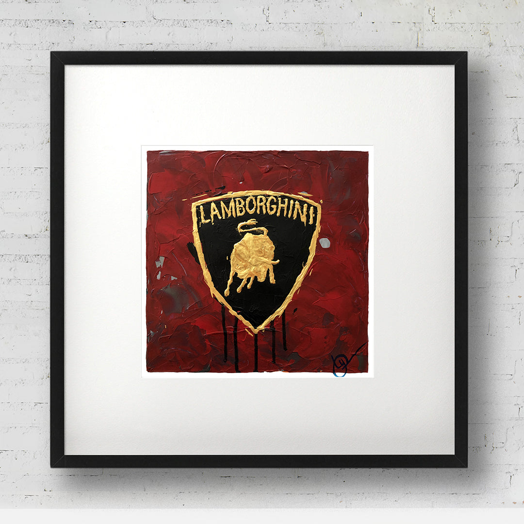 Lamborghini Emblem 9 - Red