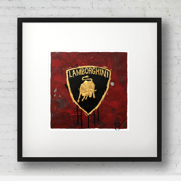 Lamborghini Emblem 9 - Red