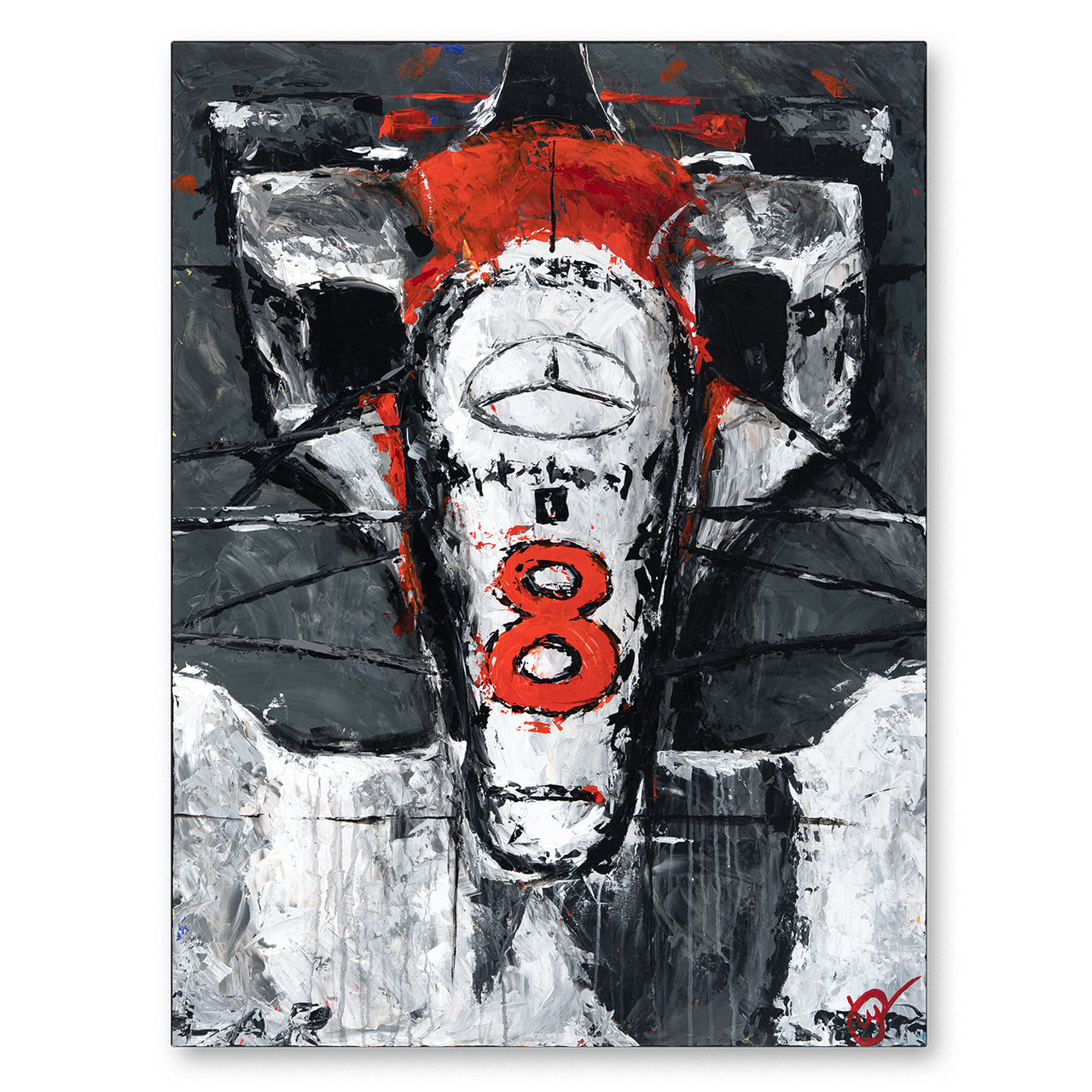 Number 8 - 1995 McLaren MP4-10 - Giclée