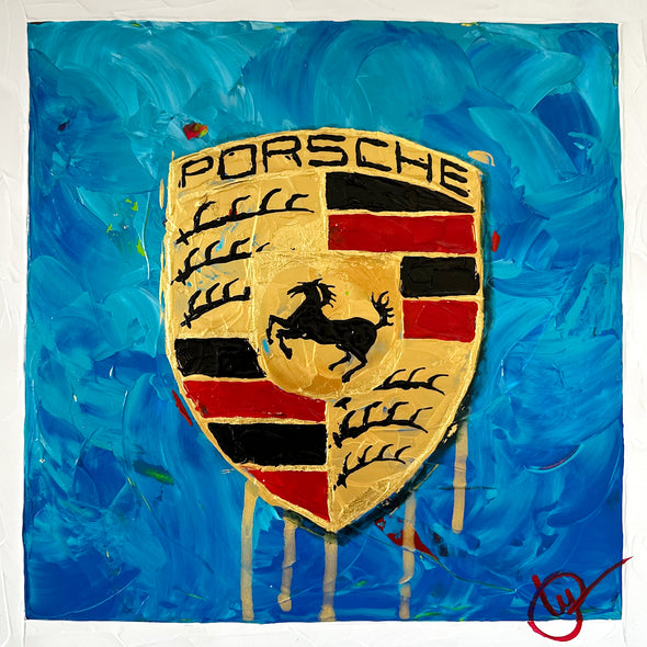 Porsche Emblem 51 - Miami Blue