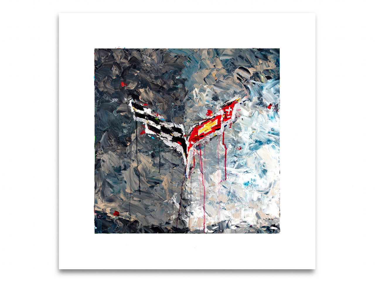 Carla - Corvette Abstracted 1 - Print