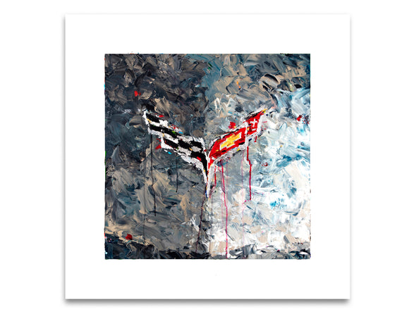 Corvette Emblem 1 - Print