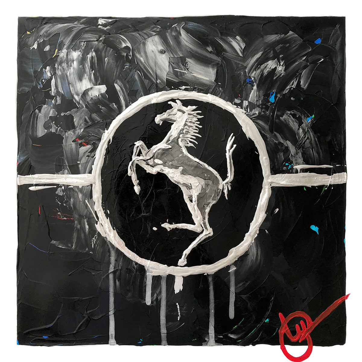 Cavallino Emblem 1 - Black