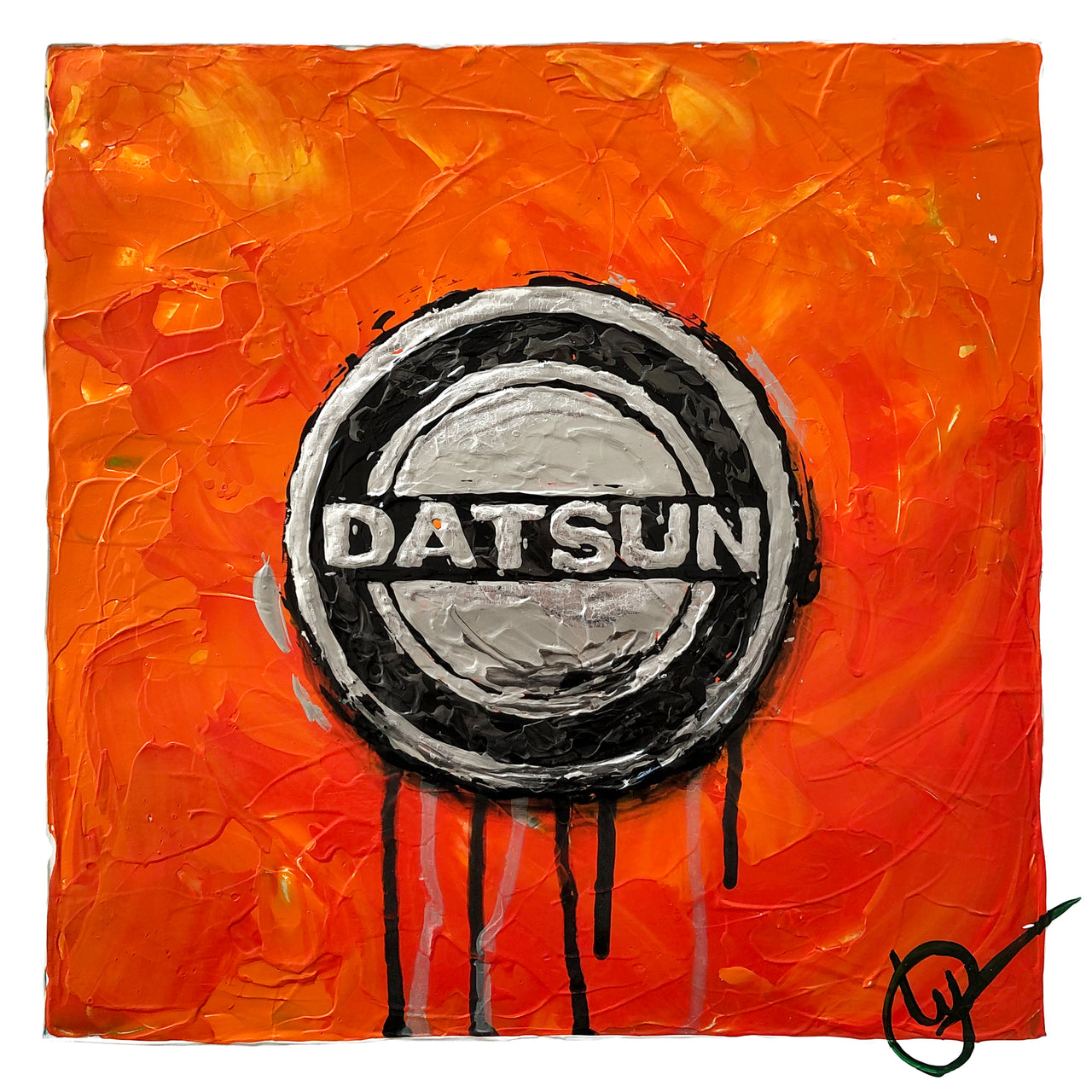 Datsun Emblem 1 - Orange