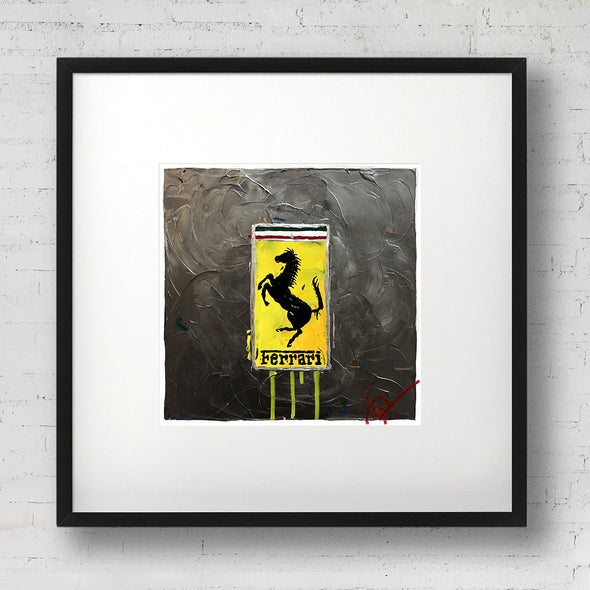 Ferrari Emblem 15 - Gun Metal Grey
