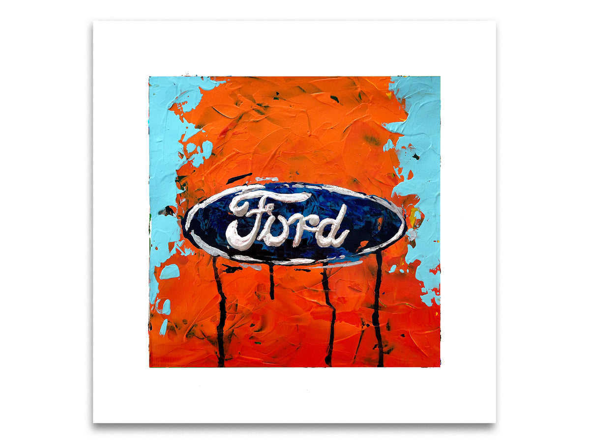 Ford Emblem 5 - Print