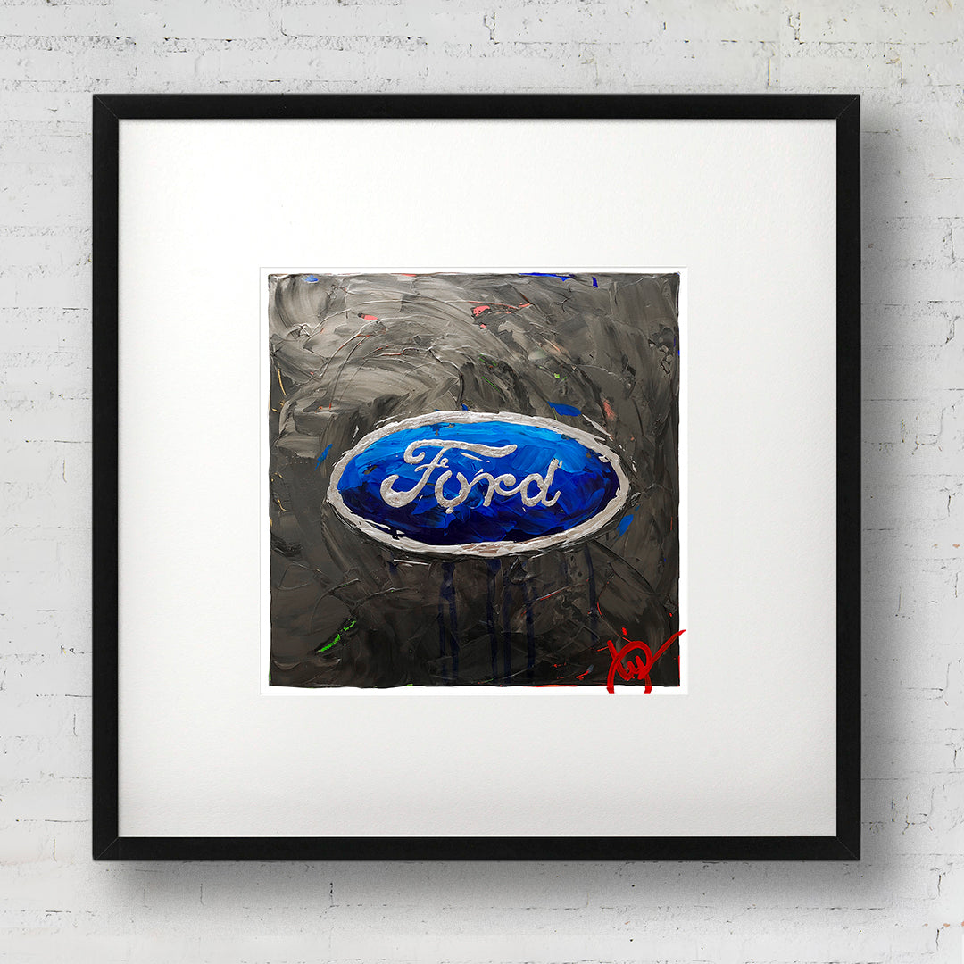 Ford Emblem 9 - Grey