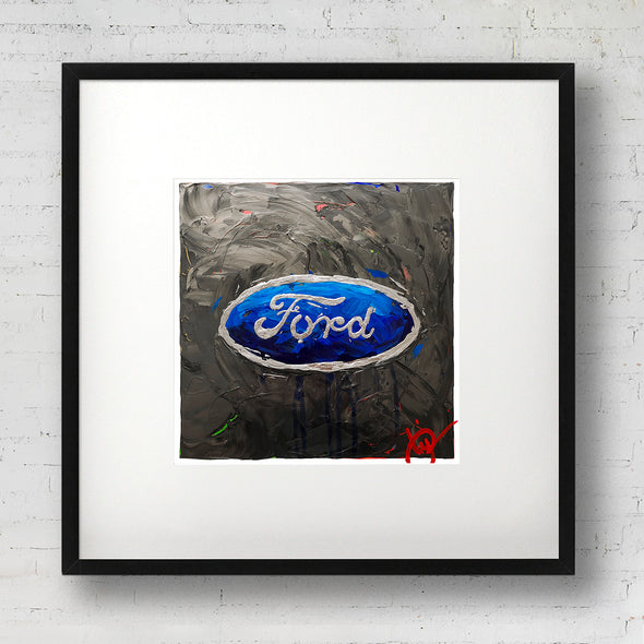 Ford Emblem 9 - Grey