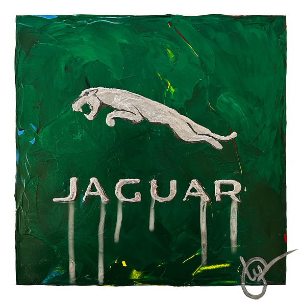 Jaguar Emblem 3 - Pearl Green