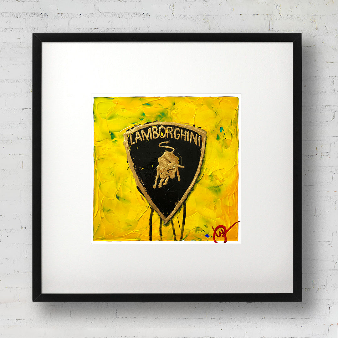 Lamborghini Abstracted 12 - Yellow