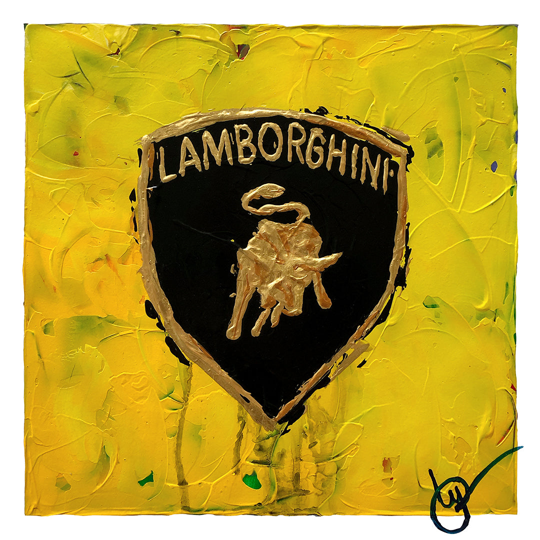 Lamborghini Emblem 7 - Yellow