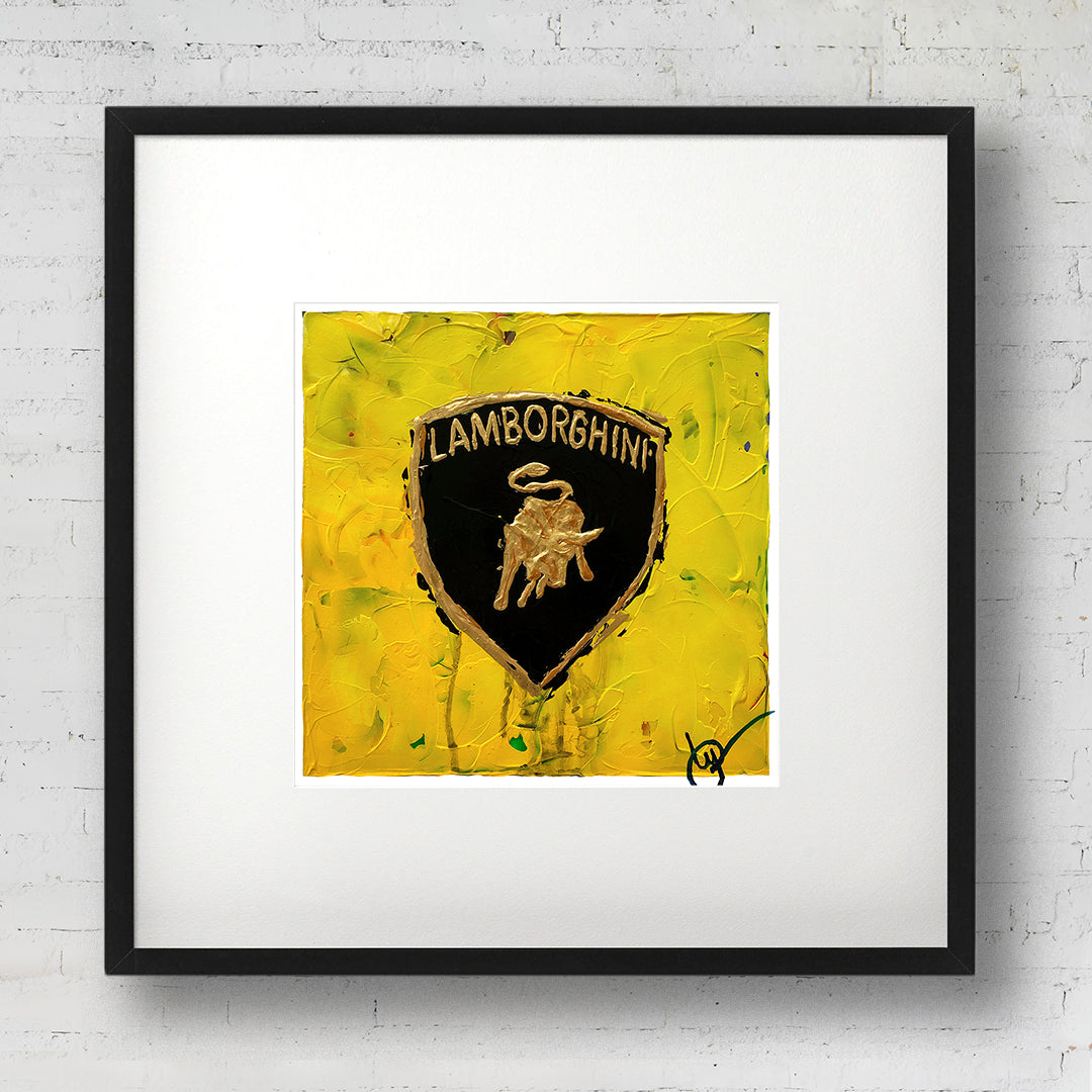 Lamborghini Abstracted 7 - Yellow