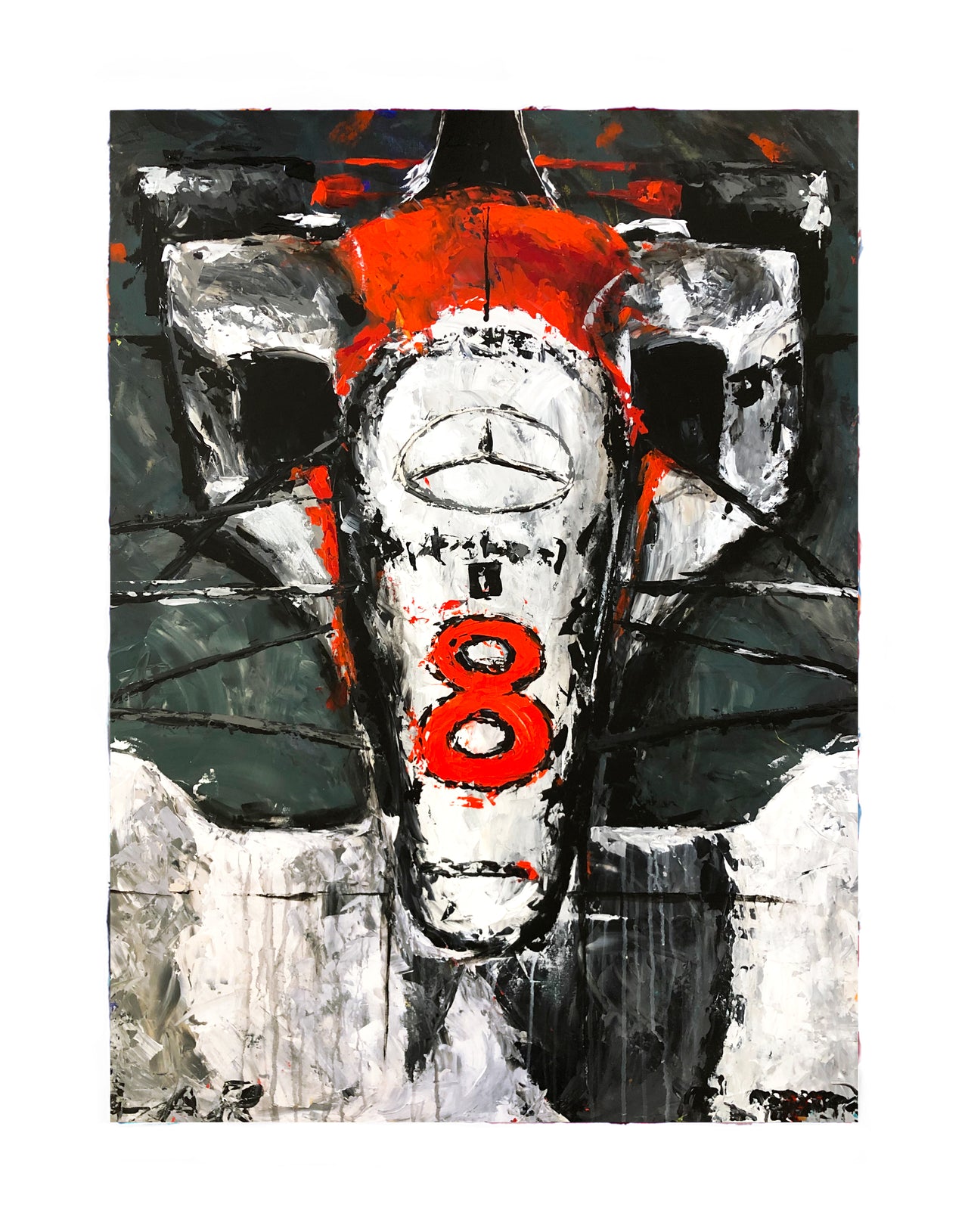 Number 8 - 1995 McLaren MP4-10 - Print