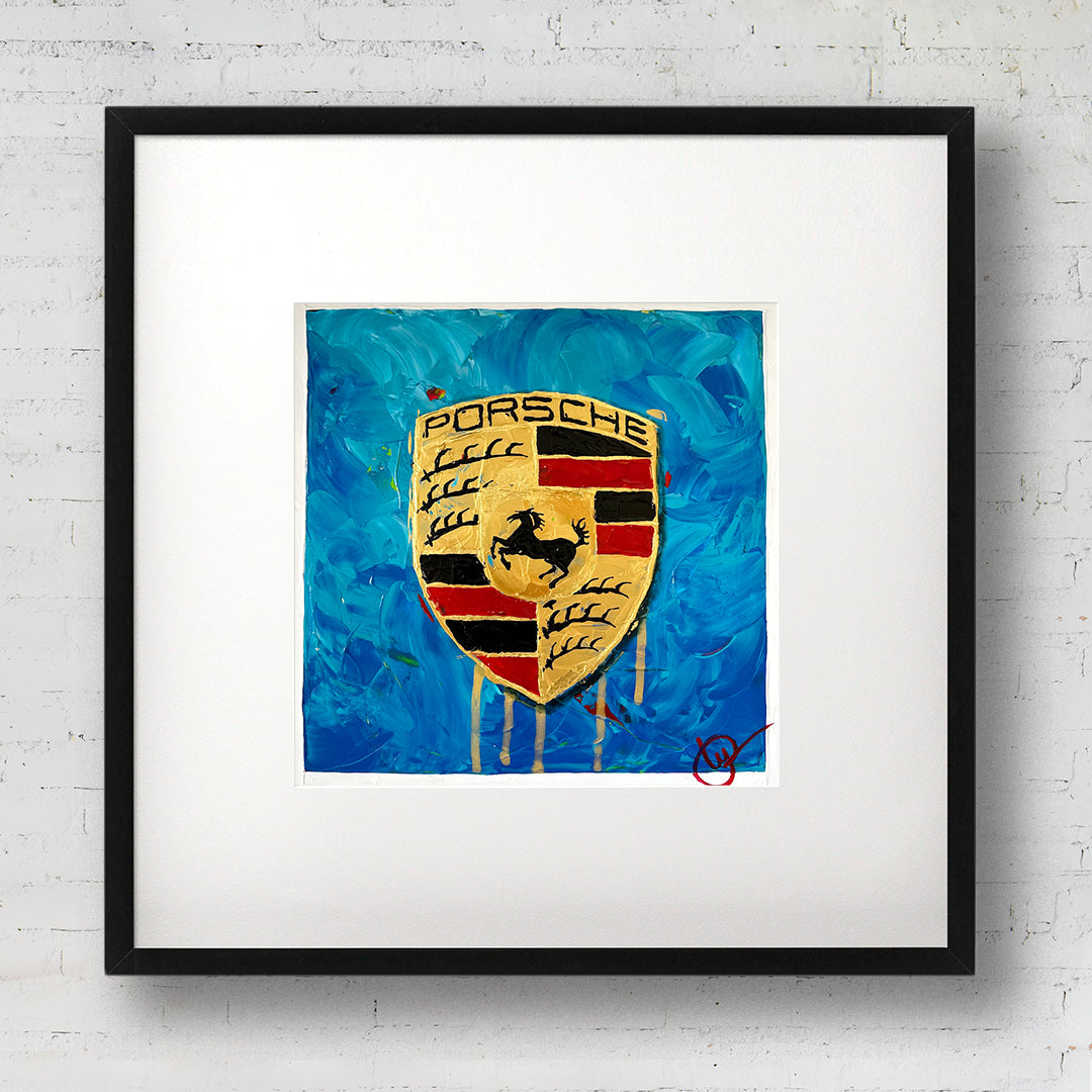Porsche Emblem 51 - Miami Blue